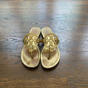 Pre-Owned size 5 - Tory Burch Miller Sandals Gold
